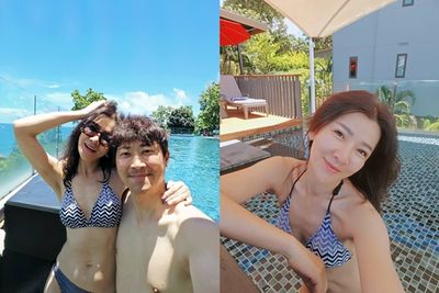 48歲曾雅蘭普吉島旅遊火辣亮相 素顏與比基尼照驚艷網友