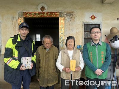 7旬農婦獨撐病弱家庭 暖心警介入慈善援助雪中送炭