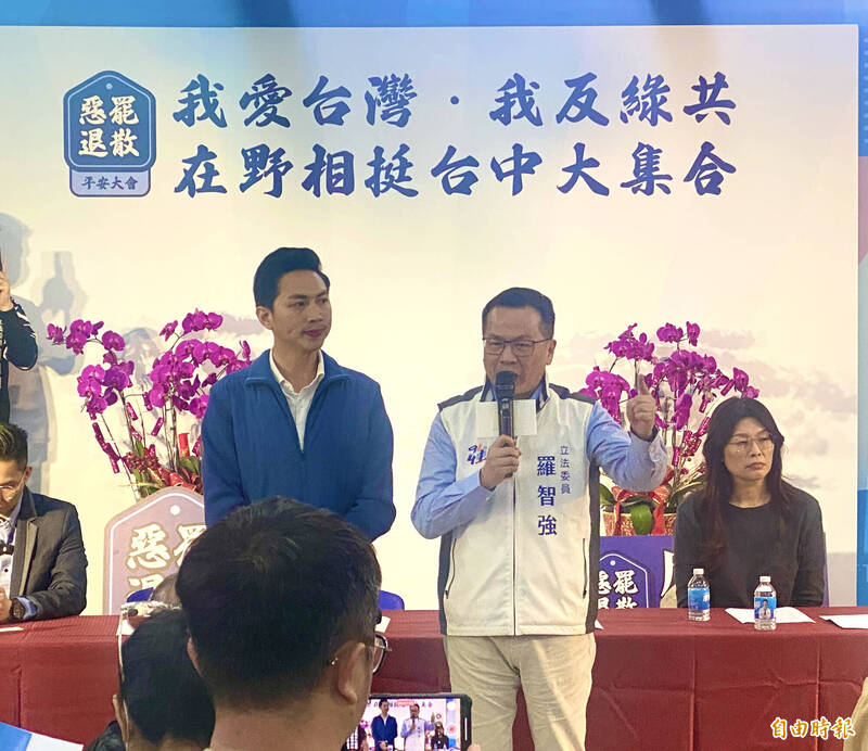 台中藍白「惡罷退散」 羅智強挺廖偉翔:別讓他被罷免