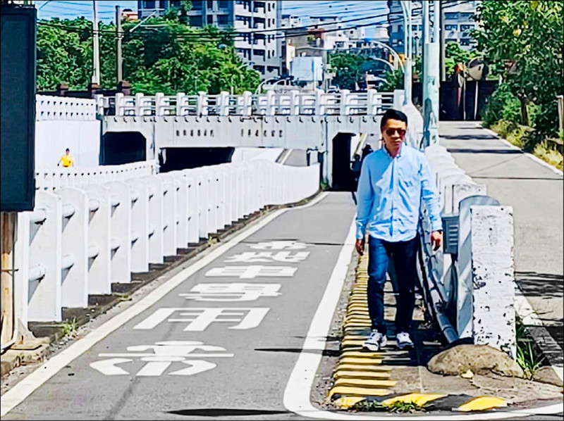 竹南光復路地下道 改為混合車道