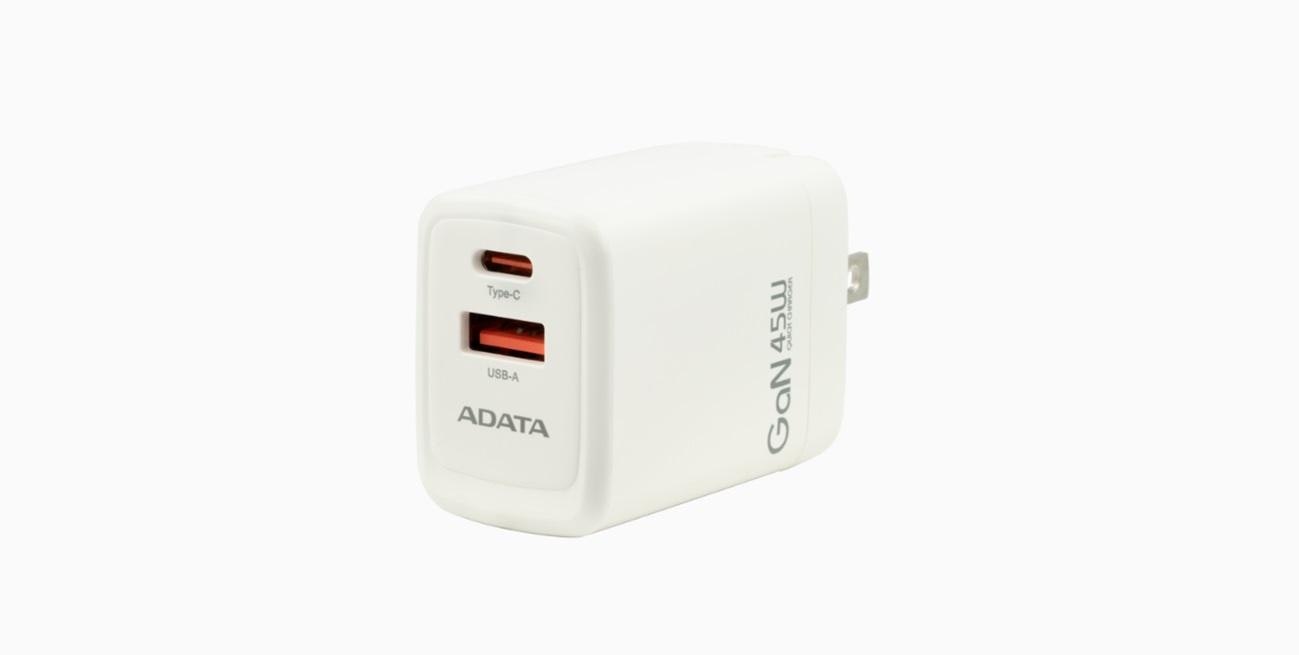 威剛45W充電器半價499元 1A1C雙介面、可快速充電並有過載保護