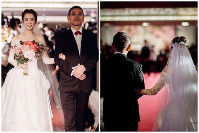 楊千霈婚後3月深夜曬婚禮照 與父親甜蜜合影暖心告白