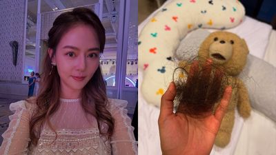 劉香慈育3孩「產後嚴重落髮」! 輕碰就落一大撮:見女兒忘悲傷