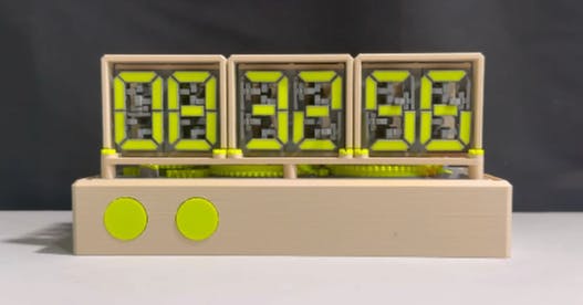 機械奇蹟：齒輪驅動的數字時鐘驚艷全球
