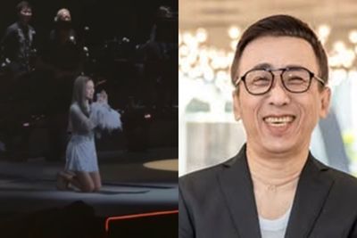 范瑋琪演唱會感恩跪謝引發爭議，作家苦苓諷刺「跪舔」真實上演