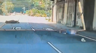 基隆街頭驚悚車禍：女行人遭機車撞倒後再被轎車輾過慘死