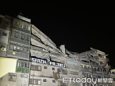 建商蓋一半跑了!清水大樓5、6樓突坍塌 住戶:鋼筋外露超可怕
