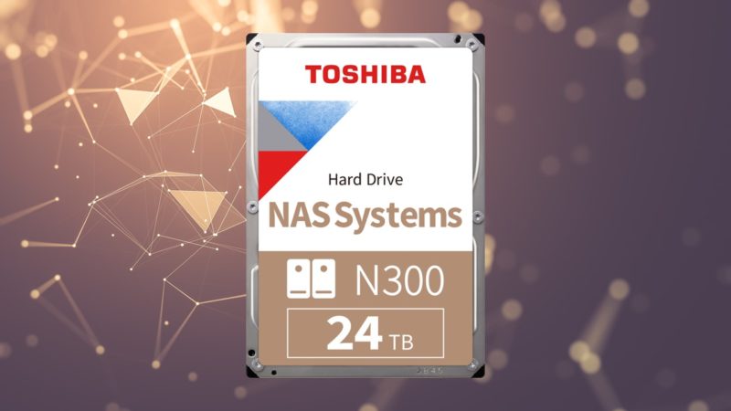 Toshiba推出24TB N300 NAS硬碟，革新儲存容量與效能