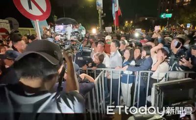 蔣萬安帶頭違法抗議引發爭議 綠委批評：為難自家員警