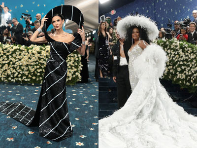 Met Gala 2025驚艷亮相：Diana Ross巨型禮服與Demi Moore領帶造型成焦點