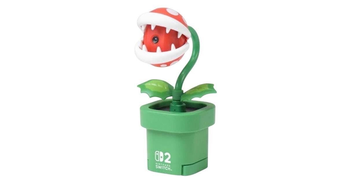 任天堂Switch 2新配件登場：Hori推出趣味十足的吞食花攝影機