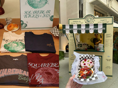 SQUAREBEAR六周年快閃店驚喜登場！中山街頭打卡新地標，紐約貝果風潮席捲