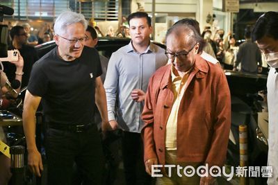 科技巨頭共聚吉品海鮮！黃仁勳、林百里與張忠謀夫婦低調餐敘，展現深厚產業情誼