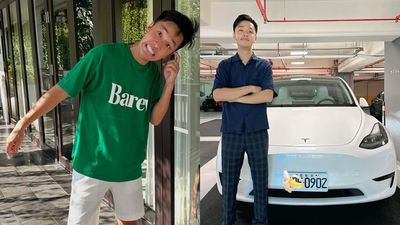 香蕉愛車「被旁邊開門撞兩次不計較」 車主認出他竟問:能拍照嗎?