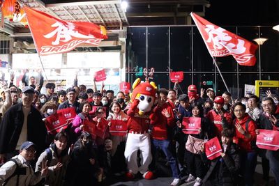 味全龍「台北市應援店」計畫 首站士林夜市熱血啟動