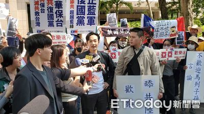 陸配「亞亞」衝內政部陳情!八炯到場開嗆畫面曝 警及時介入隔開
