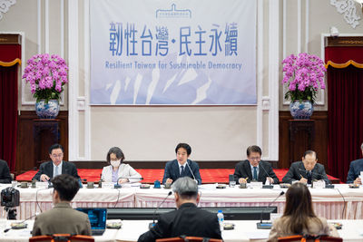賴清德台南韌性實地演練想定遊客中心爆炸、海嘯 動員900人參演