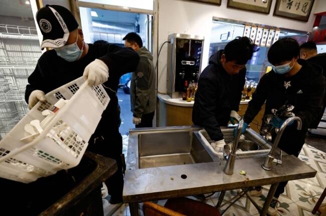 通貨緊縮爆雷 300萬家中國餐館倒閉