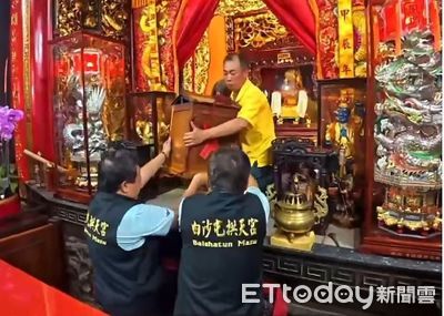 白沙屯媽祖「開爐收旗」儀式 12天閉關後聖顏再現