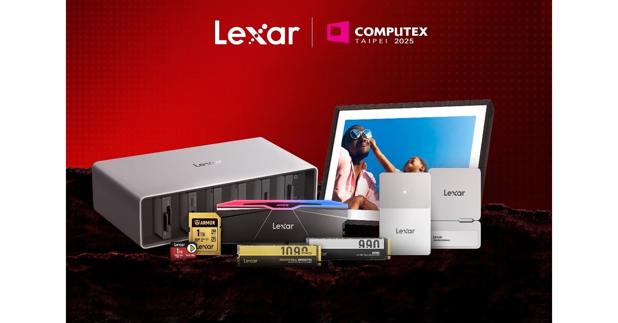 雷克沙亮相Computex 2025：AI時代的存儲革命，專為遊戲玩家和創作者量身打造