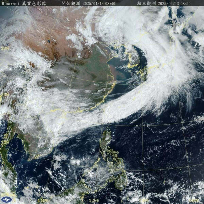 氣象專家曝光：巨大低氣壓雲系襲台，但最糟糕的時段已過