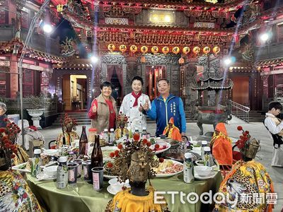 水上鄉首辦台味の復古趴 500人與神明一起吃辦桌