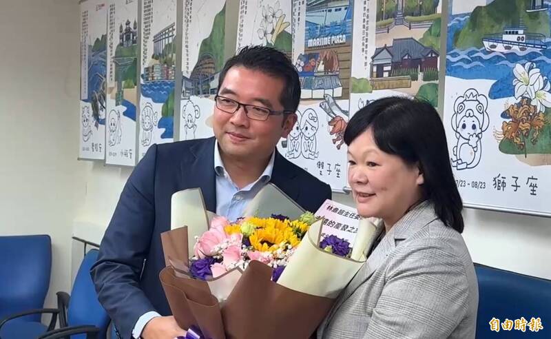 基市產發處長林鼎超出任中市研考會主委 感謝謝國樑提供舞台