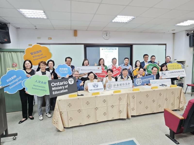 台南沙崙國際高中與加拿大卓越學院合作，開啟雙聯學位新紀元