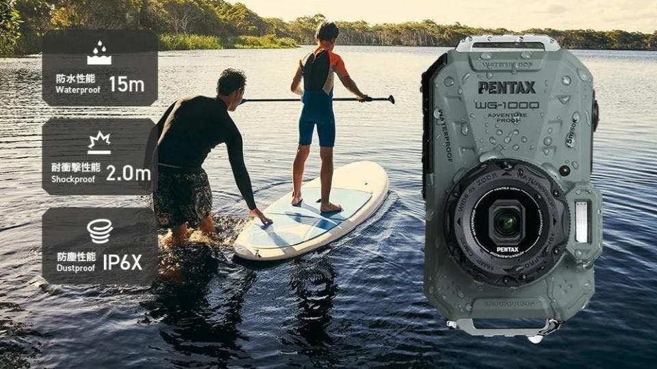 RICOH Pentax WG-1000：全能防水相機，適合冒險愛好者的完美選擇