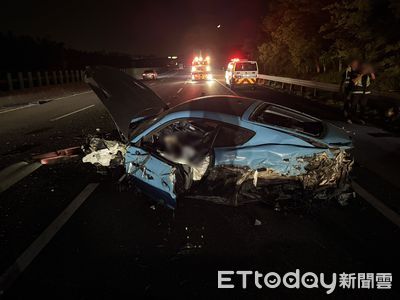國道3號深夜致命車禍：跑車撞護欄釀30歲駕駛慘死
