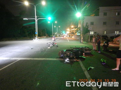 無照女高職生闖紅燈引發連環撞 彰化路口變「保齡球場」4傷