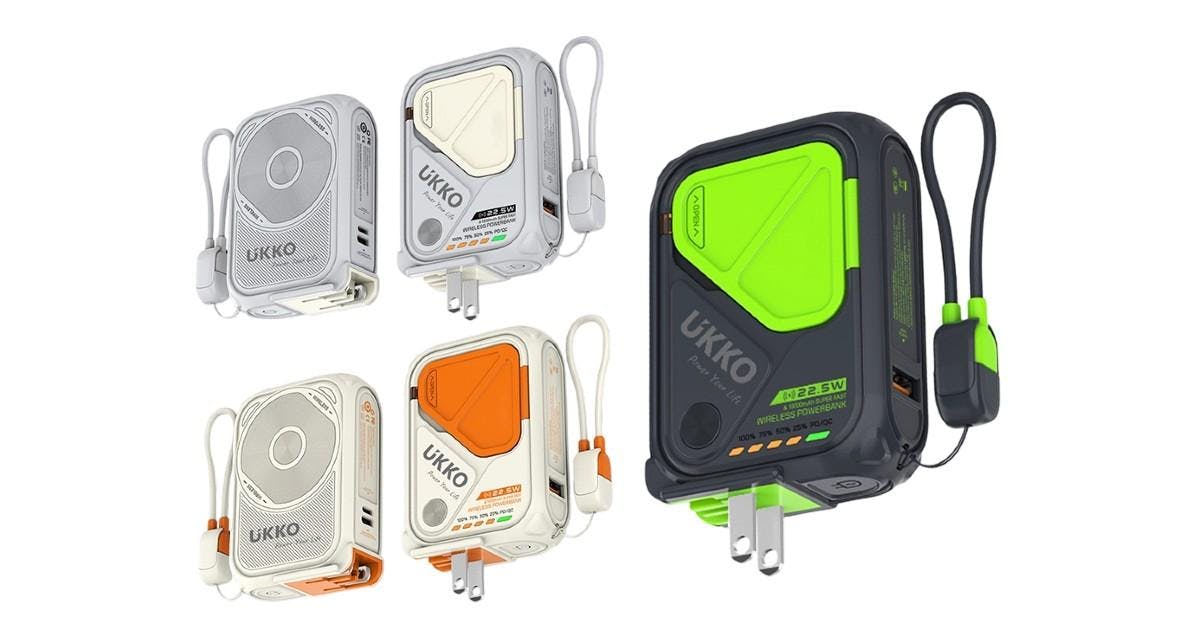 多功能充電神器登場！Ukko 5合1快充裝置限時990元，讓你充電無憂