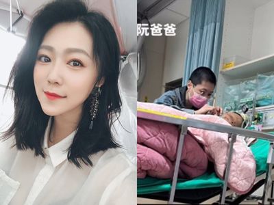 金曲歌后曹雅雯為父親剃平頭 病床陪伴展現孝心