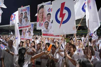 新加坡人民行動黨大勝國會選舉，黃循財領導新時代