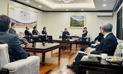 賴清德官邸會商ICT大老應對美國關稅戰，台積電魏哲家缺席引注目