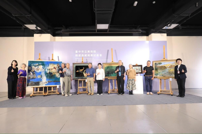 台中綠美圖揭幕5大師作品 盧秀燕：見證中部藝術能量