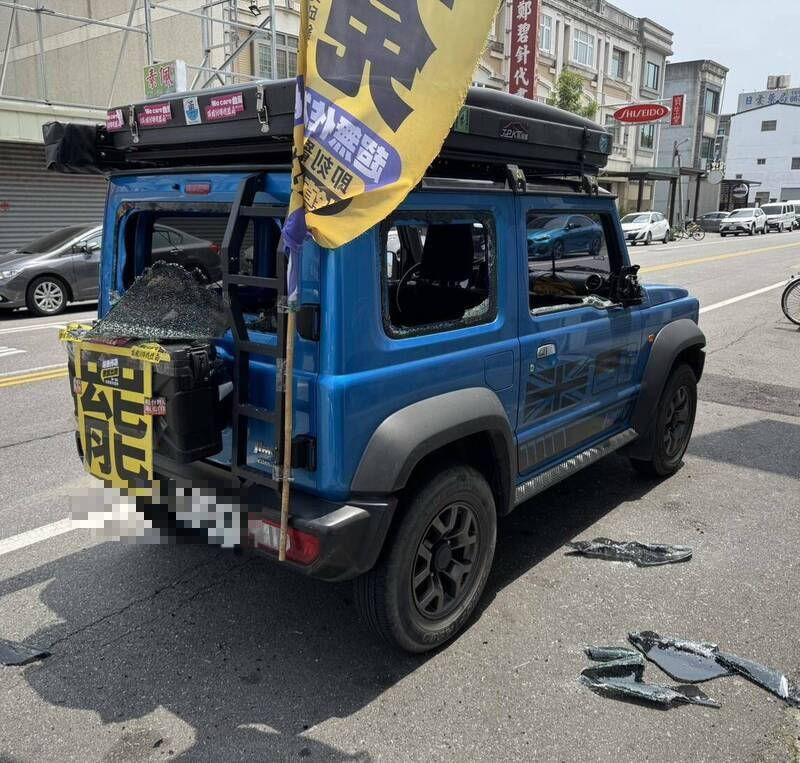 苗栗罷團宣傳車遭砸 嫌犯速捕起訴 檢方求重刑