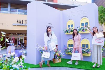 華泰名品城春日盛宴登場 打造歐式繪本風花園迎接消費新體驗