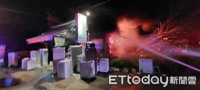 南投二手家電行深夜火警驚魂 消防局迅速撲滅無人傷亡