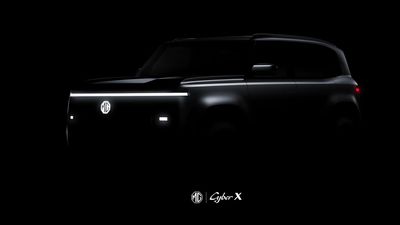 MG震撼登場！Cyber X休旅預告4月底上海車展亮相，尺碼空間超越HS