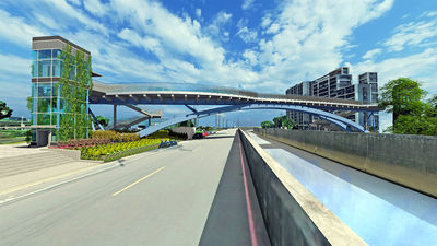 新北五股環保藝術公園新地標：特色跨河景觀橋即將完工，提升城市美學