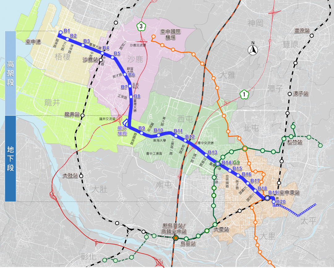 台中捷運藍線決標 2034年通車目標 將提升城市運輸效能