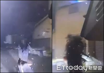 台中男吵架「開車撞女鄰居」!見她爬起倒車再撞一次 影片曝光