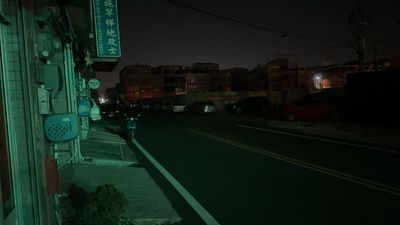 快訊/響應地球關燈日?鹿港一片漆黑...1896戶停電