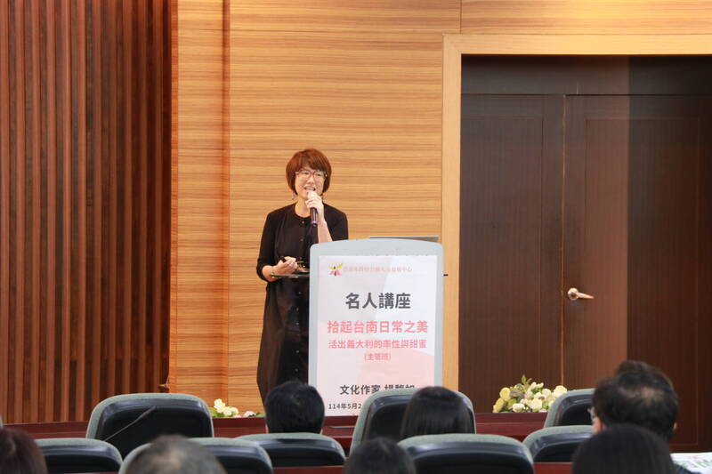 作家楊馥如讚台南如義大利：慢活魅力讓人難以割捨