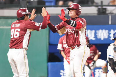 林泓育轟出致勝全壘打，樂天桃猿連續5勝擊敗低迷的富邦悍將