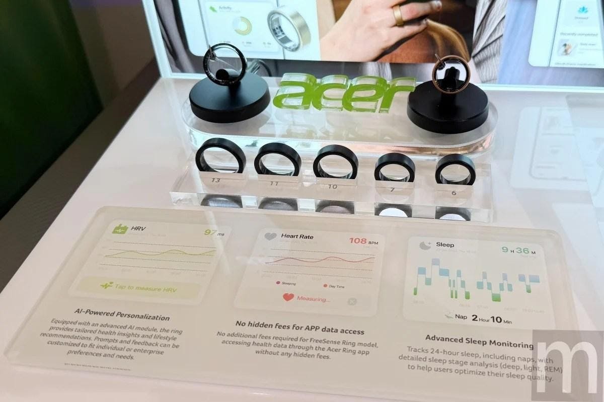 宏碁驚艷Computex 2025：推出智慧戒指、翻譯耳機及多款電動載具搶市