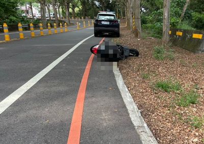 彰化139縣道再發機車自摔事故！73歲阿北過彎道受傷送醫