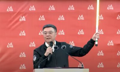 花蓮宣講卓揆播傅崐萁質詢片 批藍「要永遠在野也不能如此撒野」