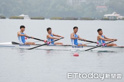 暨大划船隊日月潭奪8金1銀 成全大運最大黑馬